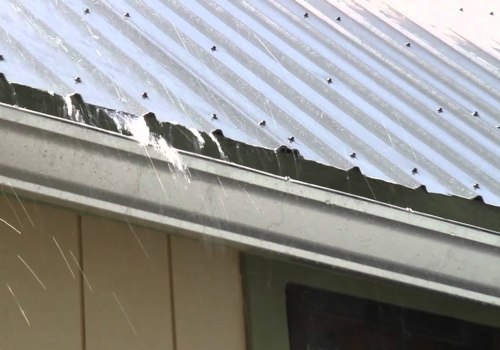 How do you stop rain from overshooting gutters?